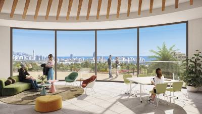 Serpentine, Leiligheter med Havutsikt i Finestrat in España Casas